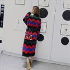Patterned Midi Knitted Dress