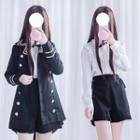 Shirt / Shorts / Double Breasted Blazer / Set