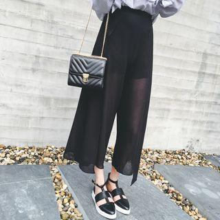 Plain Chiffon Culottes