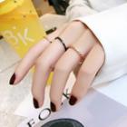 Set: Stainless Steel Ring (assorted Designs)