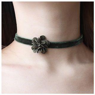 Floral Applique Choker