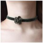 Floral Applique Choker