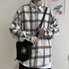 Plaid Flannel Button-down Casual Shirt
