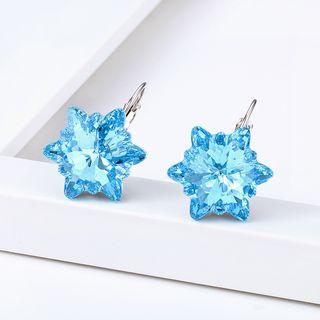 Swarovski Elements Crystal Snowflake Dangle Earring