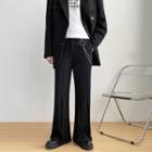 Pleated Boot Cut Pants