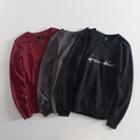 Embroidered Long Sleeves Sweatshirt