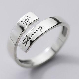 Sun Sterling Silver Open Ring S925 Silver - Ring - Silver - One Size