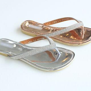 Rhinestion Flip-flops