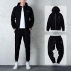 Zip Hoodie / Sweatpants / Padded Zip Vest / Set