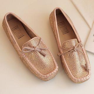 Studded Bow Moccasins