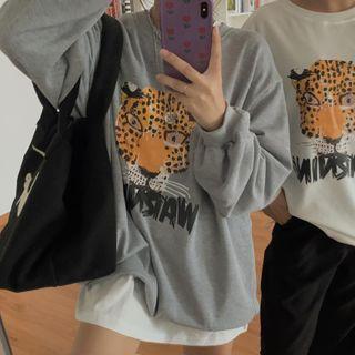 Panther Printed Sweatshirt