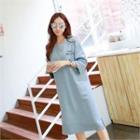 Lettering Horse Print T-shirt Dress