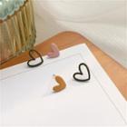 Matte Heart Earring