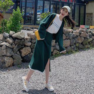 Set: Cardigan + Midi Fitted Skirt
