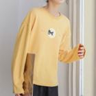 Printed Long-sleeve T-shirt Yellow - One Size