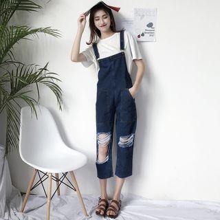 Ripped Cropped Jumper Jeans