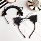 Lace Cat Ears Headband