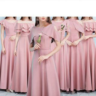 Plain A-line Evening Gown (various Designs)
