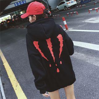 Print Back Hoodie