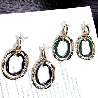 Irregular Hoop Drop Statement Earring