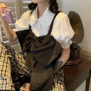 Bow Camisole Top / Short-sleeve Shirt