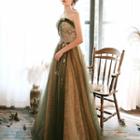 Tube A-line Wedding Gown