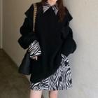 Zebra Shirt Dress / Sweater