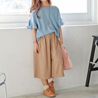 Set: Family Matching Ruffled Top + Pants