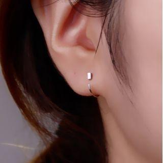 Alloy Swing Earring With Gift Box - 1 Pair - Silver - One Size