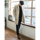 Notched-lapel Single-breasted Trench Coat