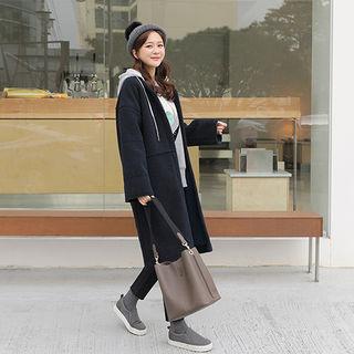 Hooded Sherpa-fleece Coat