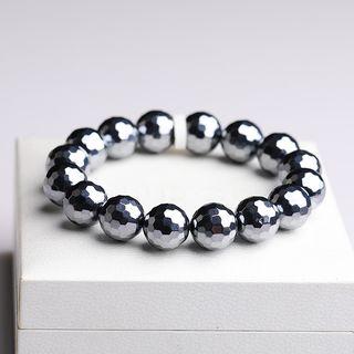 Polygon Faux Crystal Bead Bracelet