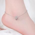 925 Sterling Silver Dream Catcher Anklet As Shown In Figure - One Size