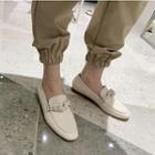 Twisted Strap Loafers