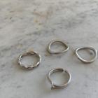 Stacking Ring Set Of 4 Silver - One Size