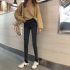 High Waist Skinny Crop Jeans