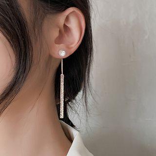 Threader Ear Stud 1 Pair - One Size
