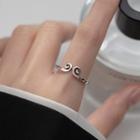 Spiral Ring 1pc - Silver - One Size