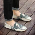Skull Print Loafers