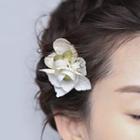 Set Of 5: Flower Hair Clip + Flower Hair Piece + Choker