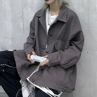Long-sleeve Cargo Shirt Jacket