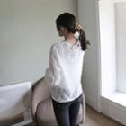 Tie-back Fringe-trim Top