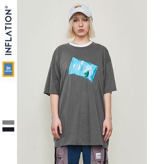 Couple Chips-print T-shirt