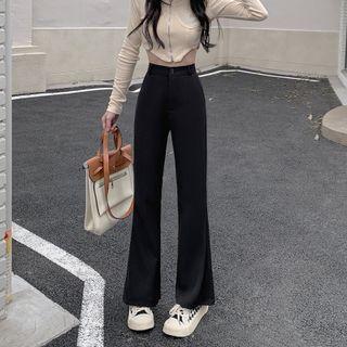 High-waist Flare Dress Pants