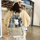 Plaid Check Backpack