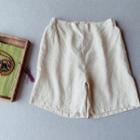Linen Embroidered Shorts