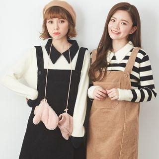 Two Tone Collared Sweater