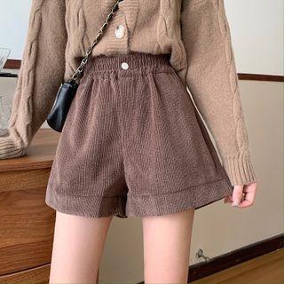 Plain Shorts Coffee - One Size