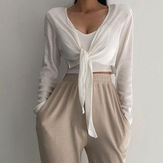 Set: Camisole Top + Cardgian