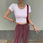 Heart Short-sleeve T-shirt / Dress Pants